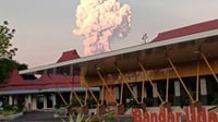Bandara di Sikka dan Ende Tutup, Imbas Erupsi Lewotobi Laki-laki