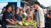 Gibran Sebut Kunjungan Pasar Jadi Langkah Penting Jaga Inflasi