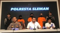 Polisi Tahan 5 Tersangka Terkait Kasus ShopeeFood di Sleman