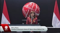 MERI Resmi IPO, Merry Riana Janji Tak Jual Saham Pribadi 5 Tahun