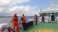 Bangkai KMP Tunu Ditemukan dalam Posisi Terbalik di Selat Bali