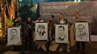 Sohieb Toyaroja Hadirkan Borobudur Lewat 9 Lukisan