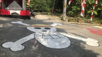 Mural One Piece di Sleman, Pelukis: Simbol Keresahan ke Negara
