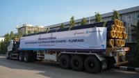 KRAS Pasok Pipa 96 Km di Proyek Saluran BBM Cikampek-Plumpang