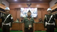 Kopda Bazarsah Penembak 3 Polisi di Lampung Divonis Hukuman Mati