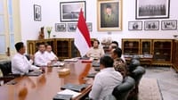 Prabowo Gelar Pertemuan Tertutup Bareng Dasco Hingga Kapolri