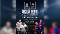 Cara Beli Tiket El Clasico Legends 2025 Jakarta & Daftar Harga