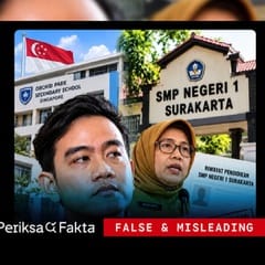 Salah, Kepsek SMPN 1 Surakarta Sebut Gibran Hanya Lulusan SD