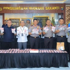 Polda Lampung Gagalkan Peredaran Uang Palsu Rp980 Juta