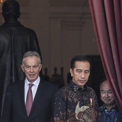Eks Perdana Menteri Inggris Tony Blair Temui Presiden Jokowi