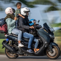Pemudik dengan Motor Kelebihan Penumpang & Barang akan Ditilang