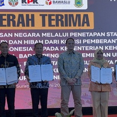 KPK Serahkan Aset Rampasan Korupsi Senilai Rp13,99 Miliar