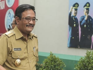 Ahok Bahas Pembangunan Masjid Kalijodo Saat Ditemui Djarot