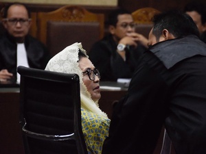 Sidang Vonis Siti Fadilah Supari