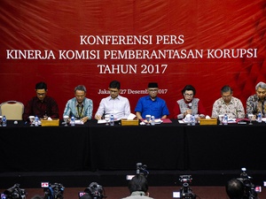 Laporan Kinerja KPK Selama Tahun 2017