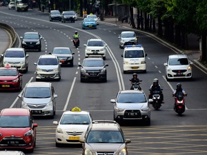 800 Kendaraan Ditilang Setelah Motor Diperbolehkan di Thamrin