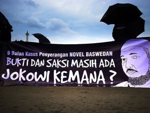 Aksi Solidaritas Untuk Novel Baswedan.