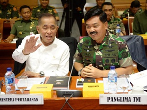 Raker Komisi I, Menhan dan Panglima TNI Bahas Papua Merdeka 