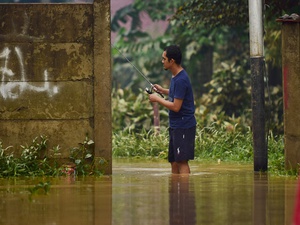 Banjir di Kampung Arus