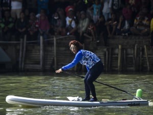 Sandiaga vs Susi Pudjiastuti di Festival    Danau Sunter