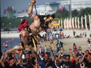 Festival Ogoh-ogoh di Pantai Ancol