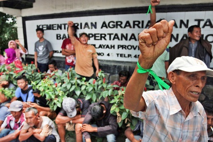 UNJUK RASA KONFLIK LAHAN