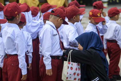 Hari pertama sekolah tahun ajaran baru 