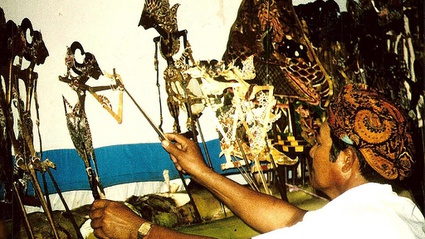 Pertunjukan Wayang di Suriname