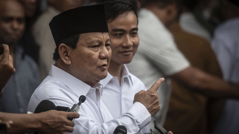 Prabowo dan Gibran Sambangi Presiden Jokowi di Istana Malam Ini