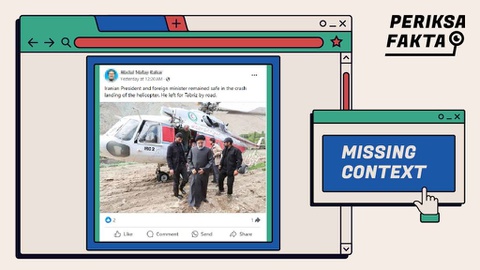Foto Lawas Diklaim Presiden Iran Selamat dari Tragedi Helikopter