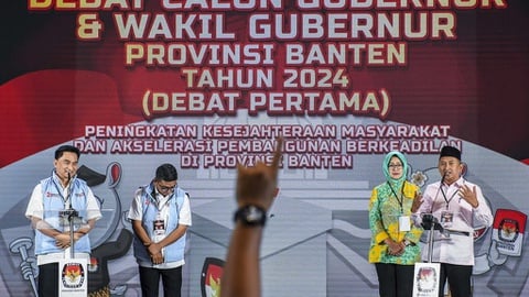 Saat Adu Program di Debat Pilgub Banten Diwarnai Aksi Seksisme