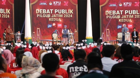 Hasil Debat ke-3 Pilgub Jatim: Adu Konsep Luluk, Khofifah, Risma