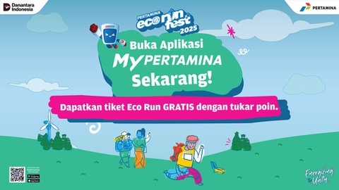 Dapatkan Tiket Eco Run 2025 dengan Tukar Poin MyPertamina