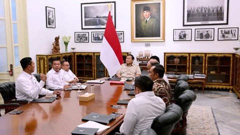 Prabowo Gelar Pertemuan Tertutup Bareng Dasco Hingga Kapolri