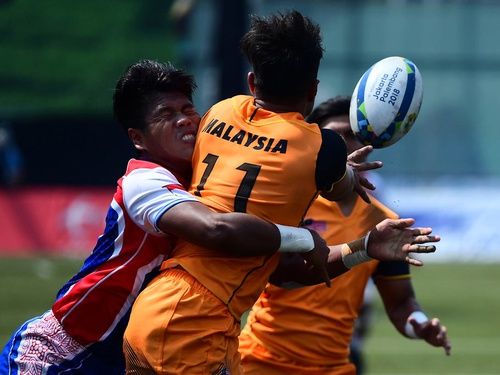 Rugby 7 Indonesia vs Malaysia-Foto Tirto.ID