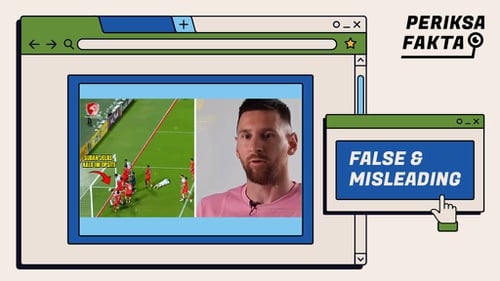 Hoaks Lionel Messi Minta Laga Indonesia vs Irak Diulang