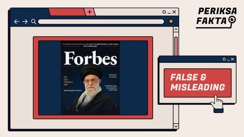 Hoaks Ayatollah Khamenei Jadi Sampul Majalah Forbes