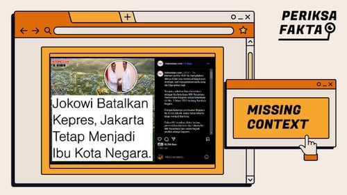 Tidak Benar Jokowi Batalkan Keppres IKN