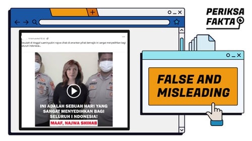 Hoaks Foto Najwa Shihab Ditangkap Polisi