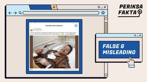 Hoaks Video Dedi Mulyadi Sakit dan Dirawat di RS pada Juni 2025