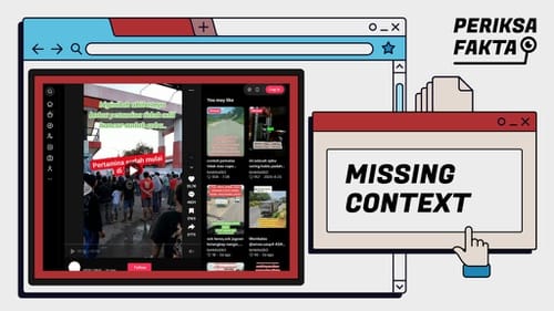 Tidak Benar Video Penjarahan SPBU oleh Warga