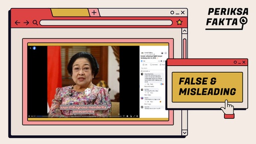 Hoaks Megawati dan Puan Mengiklankan Obat Nyeri Sendi dan Tulang