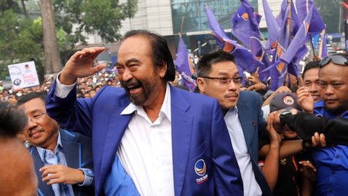 Hasil gambar untuk surya paloh nasdem partai