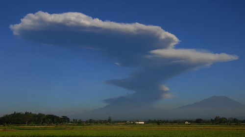 Gunung Merapi Meletus Lagi Jumat Malam Dengan Tinggi Kolom 2
