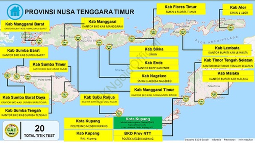 Bkn Daftar Titik Lokasi Tes Skd Cat Cpns 2018 Pulau Bali