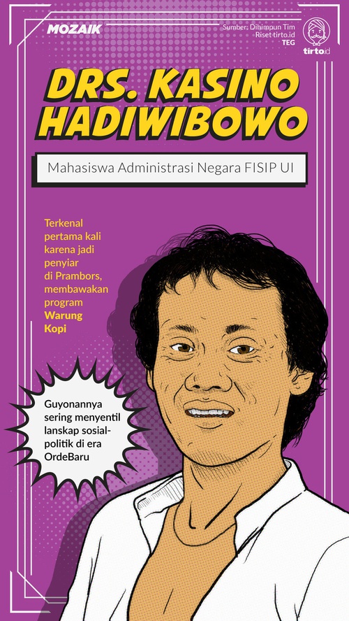 Orde Baru Jangan Dipiara. Kasino Warkop Dipiara, Bisa Ketawa!