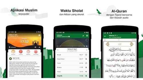  Aplikasi adzan otomatis Muslim Pro