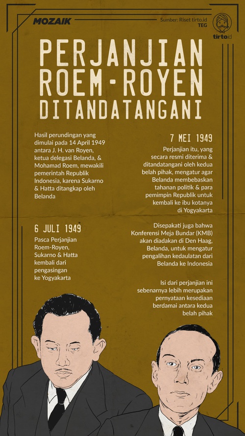 Perjanjian Roem-royen Pertentangan Di Kalangan Pemimpin Republik