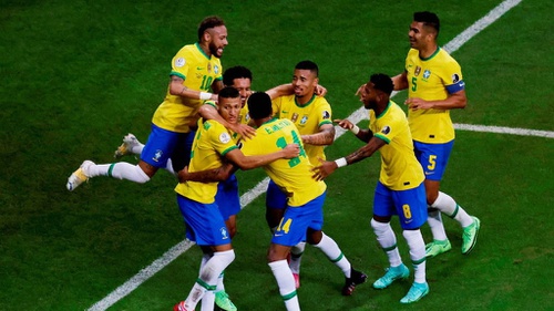 Brazil lwn pasukan bola sepak kebangsaan chile