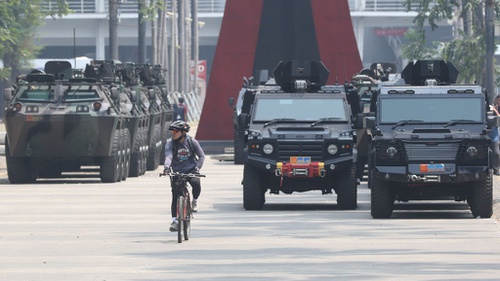 Polri Pantau Keamanan KTT ke-43 ASEAN di Jakarta Lewat Udara